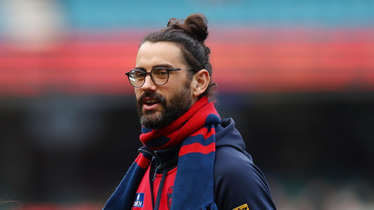 Grundy’s time at the Dees didn't pan out. (Photo by Graham Denholm/AFL Photos via Getty Images)