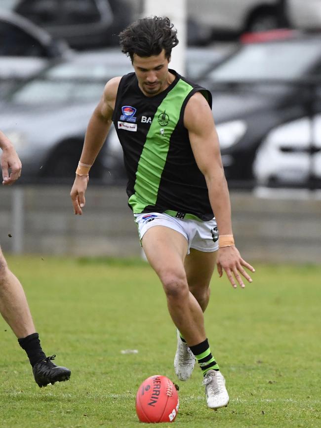 Deakyn Smith in action for Doveton. Picture: Andrew Batsch