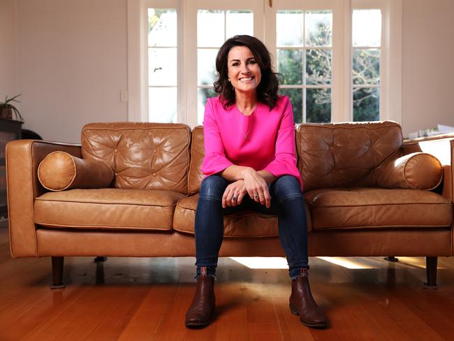 Jo Palmer at home in Launceston. Picture: Zak Simmonds