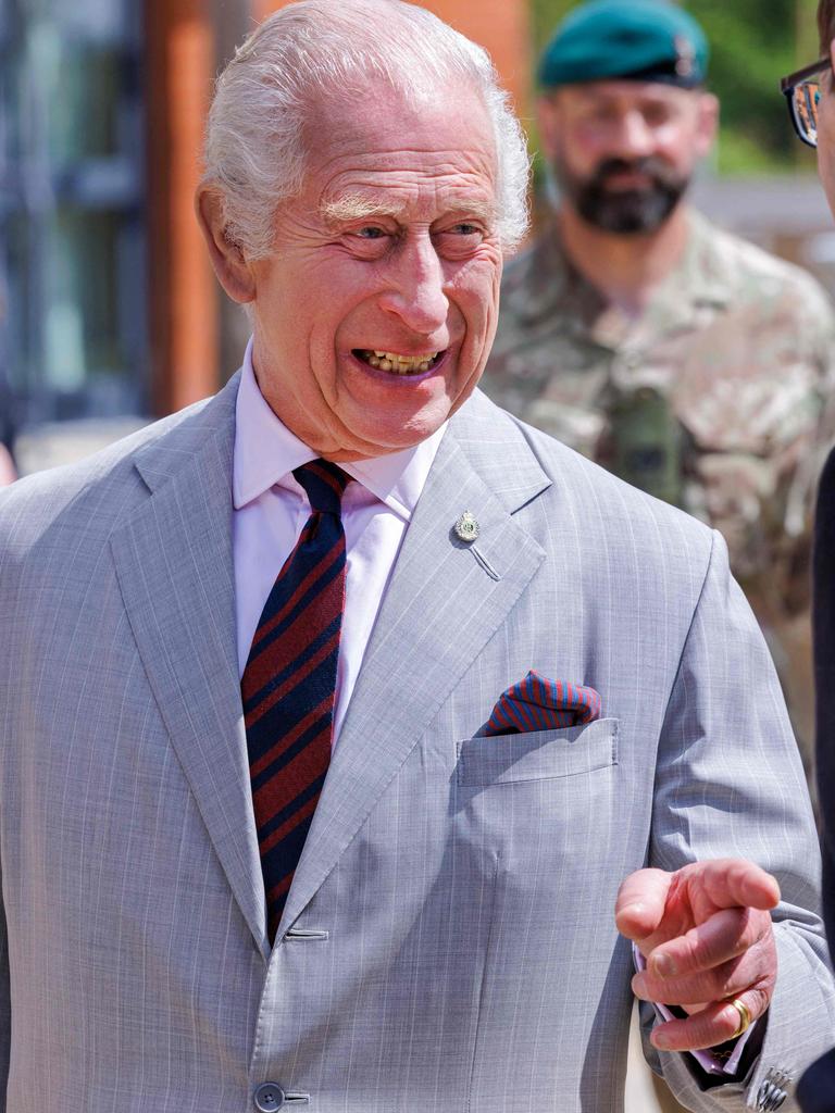 Charles is back in action following recent cancer treatment. Picture: AFP