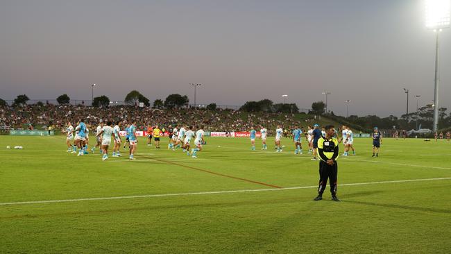 Main game: Gold Coast Titans vs Brisbane Broncos at Sunshine Coast Stadium on Sunday, February 12, 2023. Picture: Katrina Lezaic