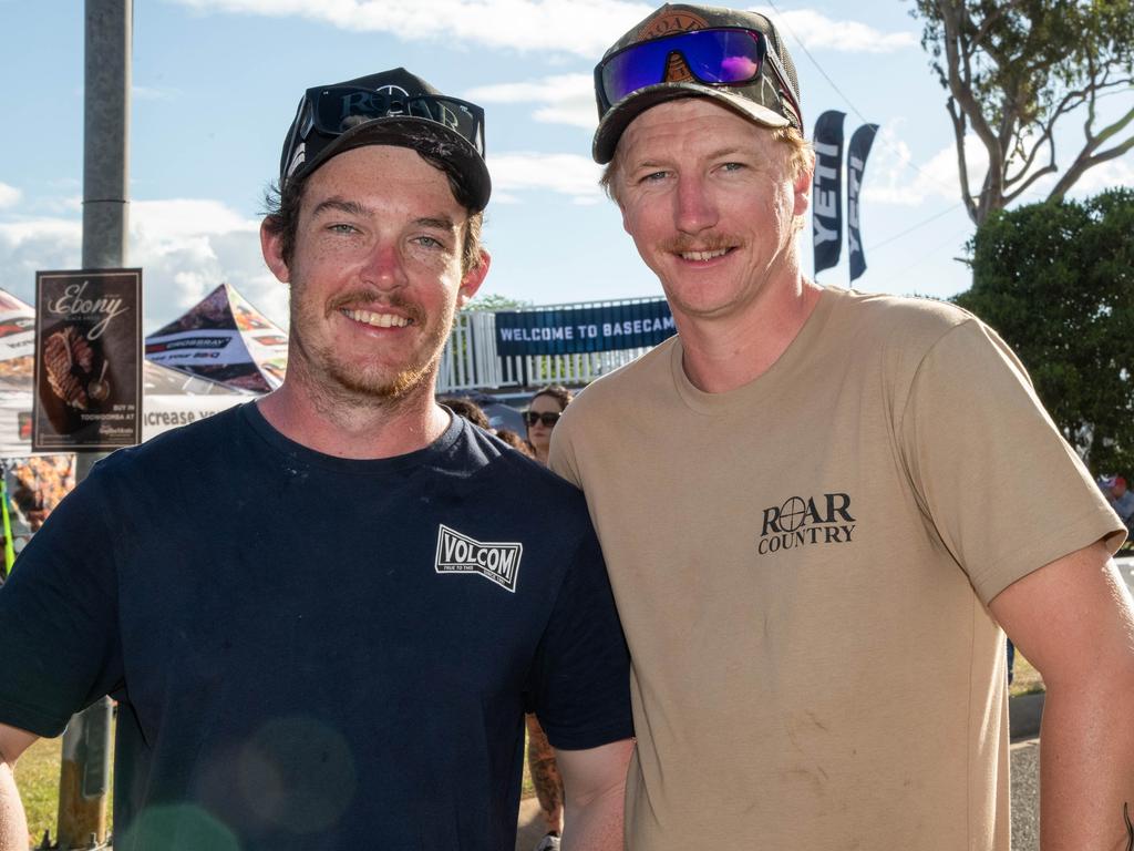 Mitchell Lloyd and Garth Bambrick. Meatstock - Music, Barbecue and Camping Festival at Toowoomba Showgrounds.Saturday March 9th, 2024 Picture: Bev Lacey