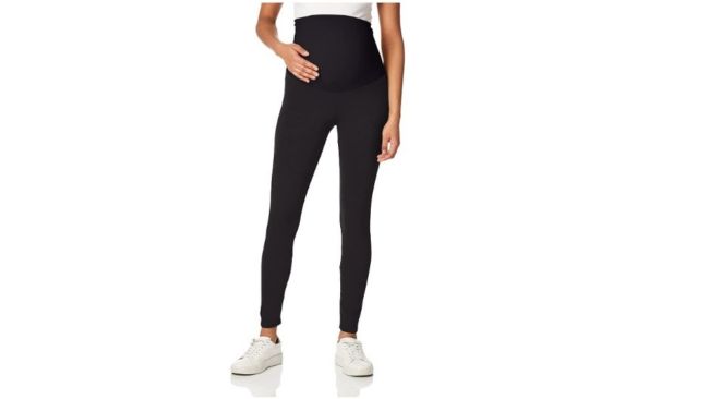 7/8 Maternity Leggings with Pockets in Black – emamaco