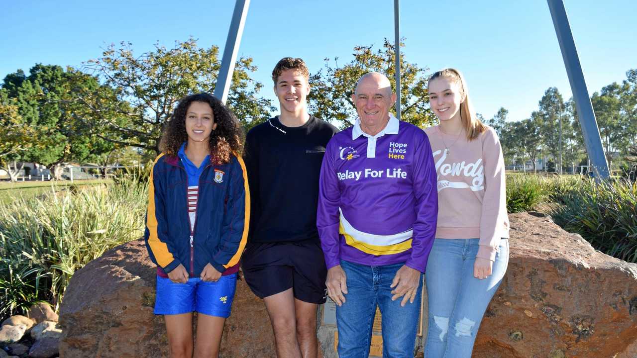 HAPPY FAMILY: Silvia Casati, Ben, Michael and Megan Gaskin are relieved after Michael&#39;s close call with cancer. Picture: Kristen Booth