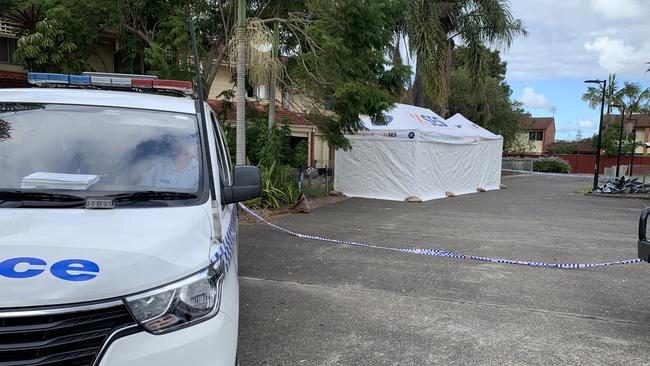 Police are focussing their attention on a block of flat on Heath Ave, Tuncurry. Picture: Janine Watson