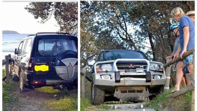 At the time police said the Pajero was linked to the damage caused to Woolgoolga&#39;s much-loved shipwreck Buster.