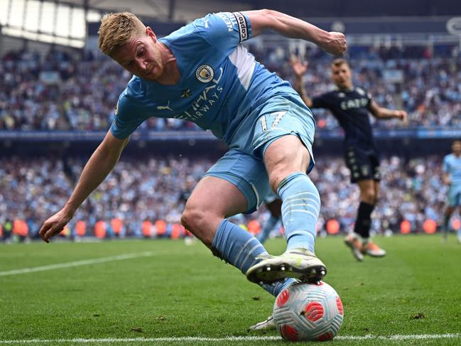 Manchester City midfielder Kevin De Bruyne was immense in his team’s stunning Premier League triumph on the season’s final day. (Picture: Oli Scarff/AFP