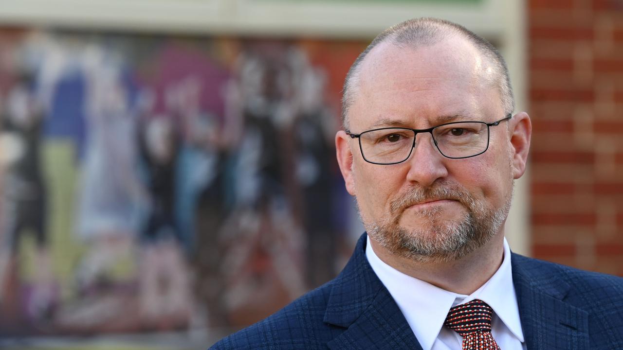 Education Department chief executive Professor Martin Westwell said there has been “significant improvement” at the school since 2022. Picture: NCA NewsWire / Naomi Jellicoe