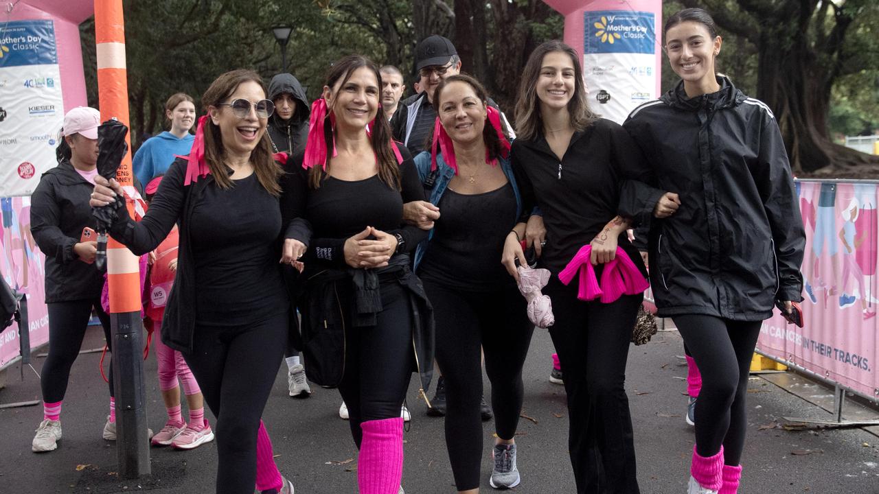 Pinks splashes dominated the fashion on the fun run in Sydney. Picture: NCA NewsWire / Jeremy Piper