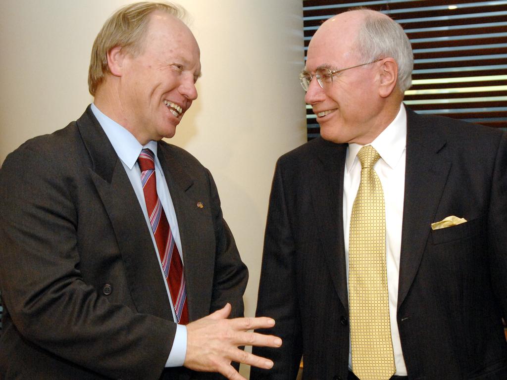 Queenslanders also voted for both Peter Beattie (left) and John Howard.