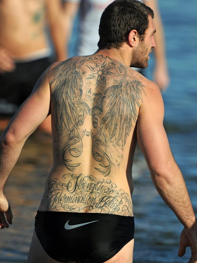 There is plenty going on with Travis Cloke’s back.