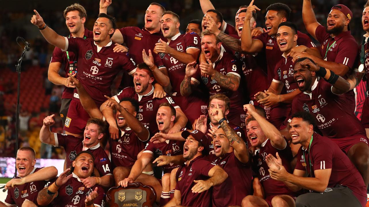 NSW legend Ryan Girdler has turned up the heat on Queensland, installing the Maroons as favourites to retain the Origin shield. Picture: Chris Hyde/Getty Images