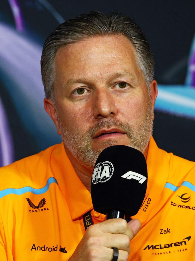 Zak Brown and McLaren will have their hands full. Clive Rose/Getty Images/AFP