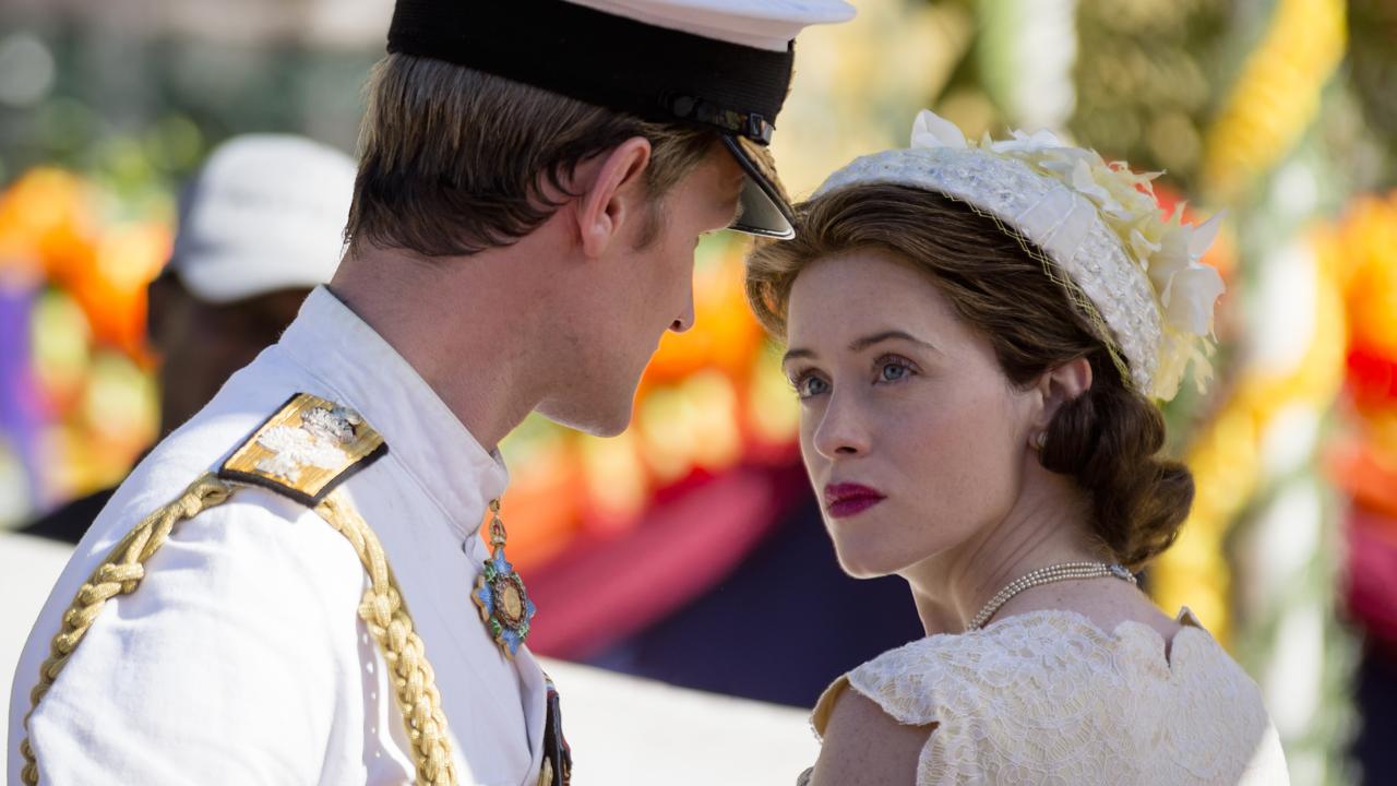 Claire Foy and Matt Smith are nominated for Emmys this year for their roles. Picture: Coco Van Oppens/Netflix via AP