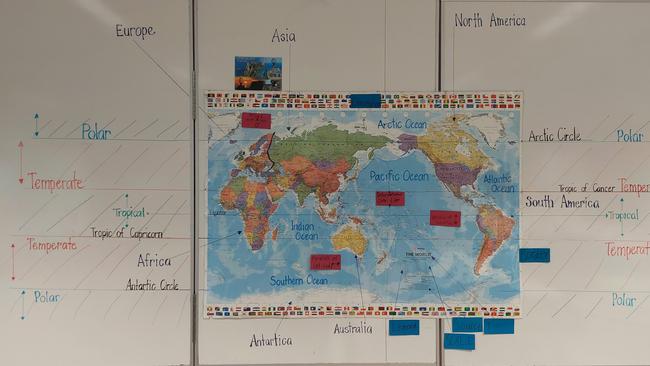 Teacher at Begonia State School, Michelle Freshwater, came up with an innovative way to teach geography in her classroom.