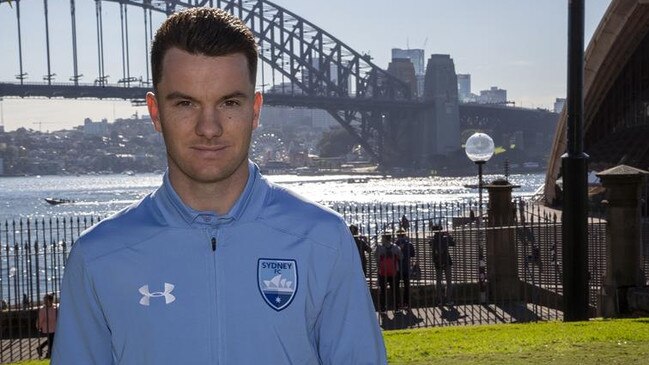 New Sydney FC recruit Alexander Baumjohann says he’s happy to now be at ‘the biggest club in Australia.’ Picture: Amos Hong/Sydney FC