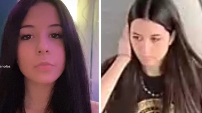 Elle Manolas, 14, was last seen on Gould Avenue, Lewisham, on Saturday night. Picture: NSW Police