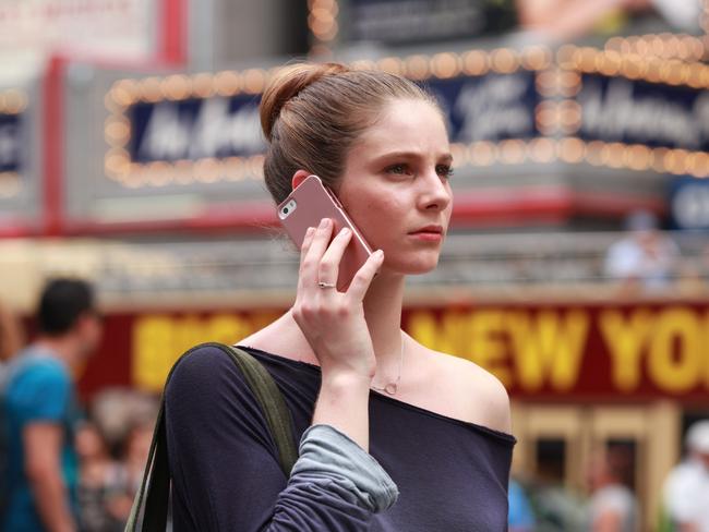 Xenia Goodwin’s Tara arrives in New York in a scene from Dance Academy: The Movie. Picture: StudioCanal Films