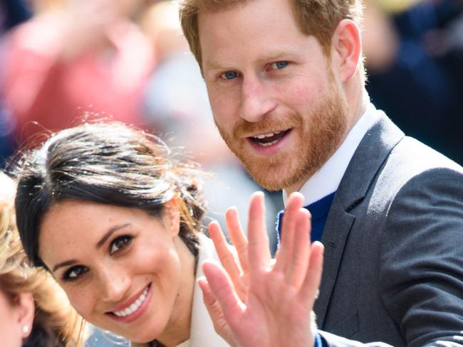 Meghan Markle and Prince Harry arrive at The Crown pub, in Belfast city centre, Northern Ireland. Picture date: Friday March 23nd, 2018. Photo credit should read: Matt Crossick/ EMPICS Entertainment..
