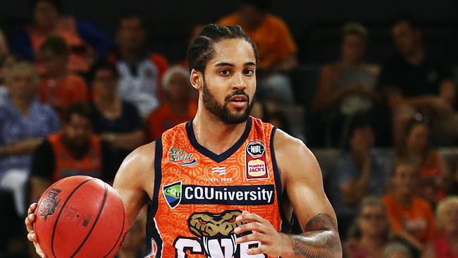                         <s1>STRONG SEASON: Melo Trimble in action in the Round 16 National Basketball League match between the Cairns Taipans and Adelaide 36ers at the Cairns Convention Centre. </s1>                        <ld pattern=" "/>                        <source>Picture: BRENDAN RADKE </source>                     