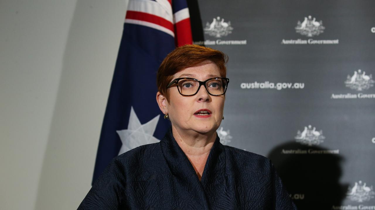 Foreign Affairs Minister Marise Payne has announced the latest round of sanctions will include the Belarusian President. Picture NCA Newswire/ Gaye Gerard