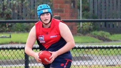 Tabatha Jones playing for Chelsea Heights. Pictures: SUPPLIED