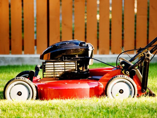 Be careful with what shoes you wear while mowing the lawn.