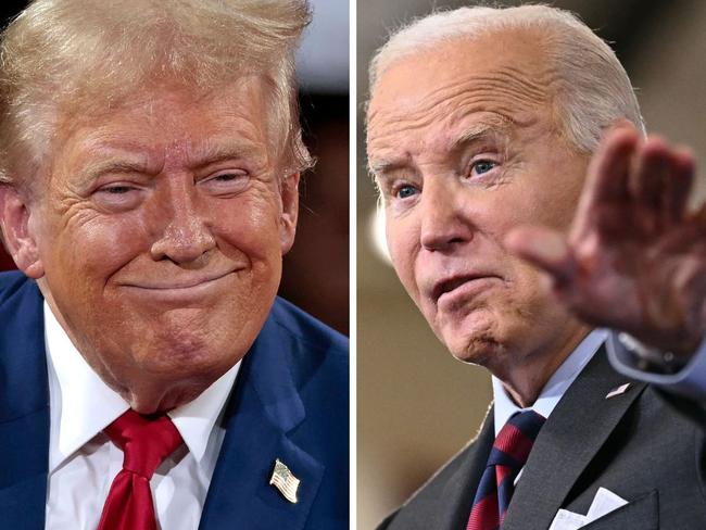 Donald Trump and Joe Biden