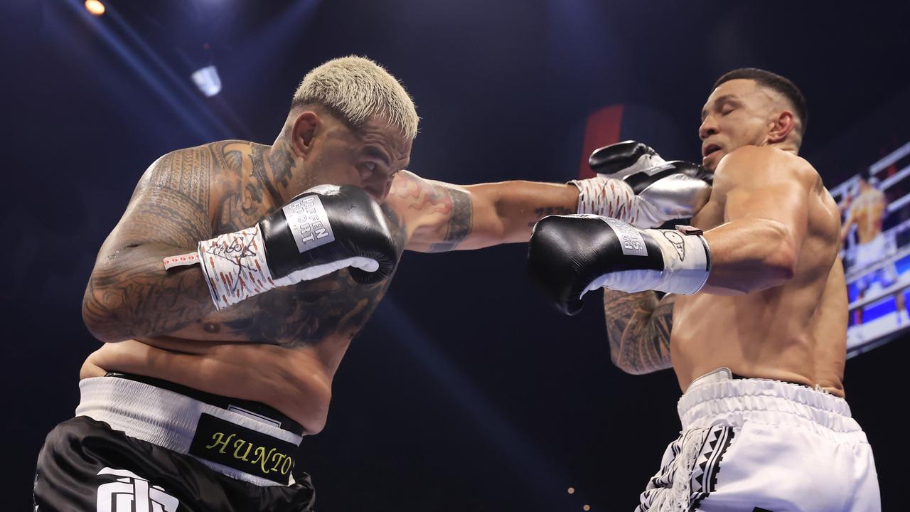 Mark Hunt shocked Sonny Bill Williams. Picture: Getty Images