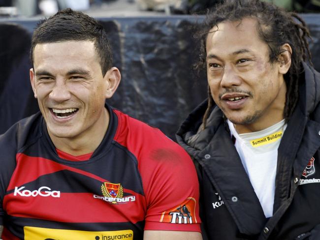 Tana Umaga played a crucial role in getting Sonny Bill Williams to switch codes. Pictures: Martin Hunter/Getty Images