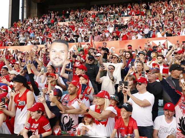 Sydney Swans supporters wanting to fly down from Sydney might be able to get to Melbourne for a few hundred dollars. Picture: Jonathan Ng