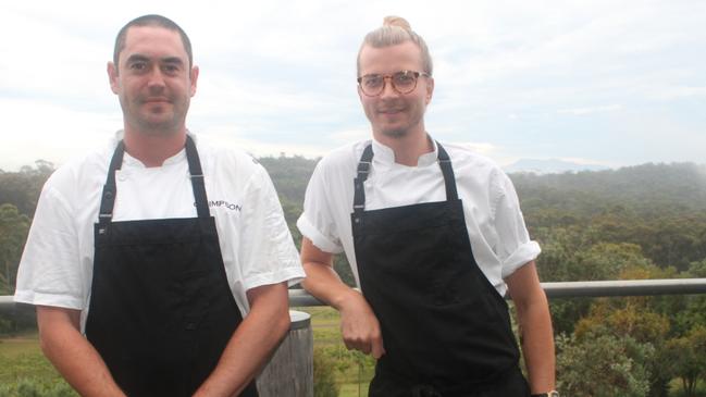 Mimosa Winery and Restaurant's Glen Simpson and Jan Semmelhack. Picture: Alasdair McDonald