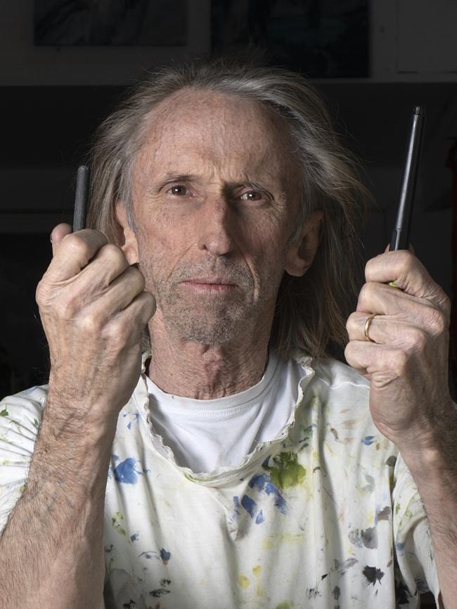 It’s the second time Mombassa has submitted a self-portrait for the prize. “This painting is based on a selfie and some sketches I made while in hospital a couple of years ago,” he said. “I find self-portraits easier to set up as I am readily available and will not complain about a negative or ugly portrayal. Plus I don’t need to be stuck in a room with a stranger.” Photo: Supplied