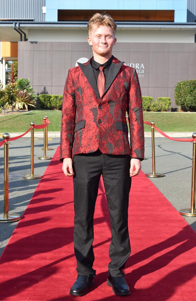 Kaleb Johnston at the 2023 Caloundra Christian College formal. Picture: Jorina Maureschat