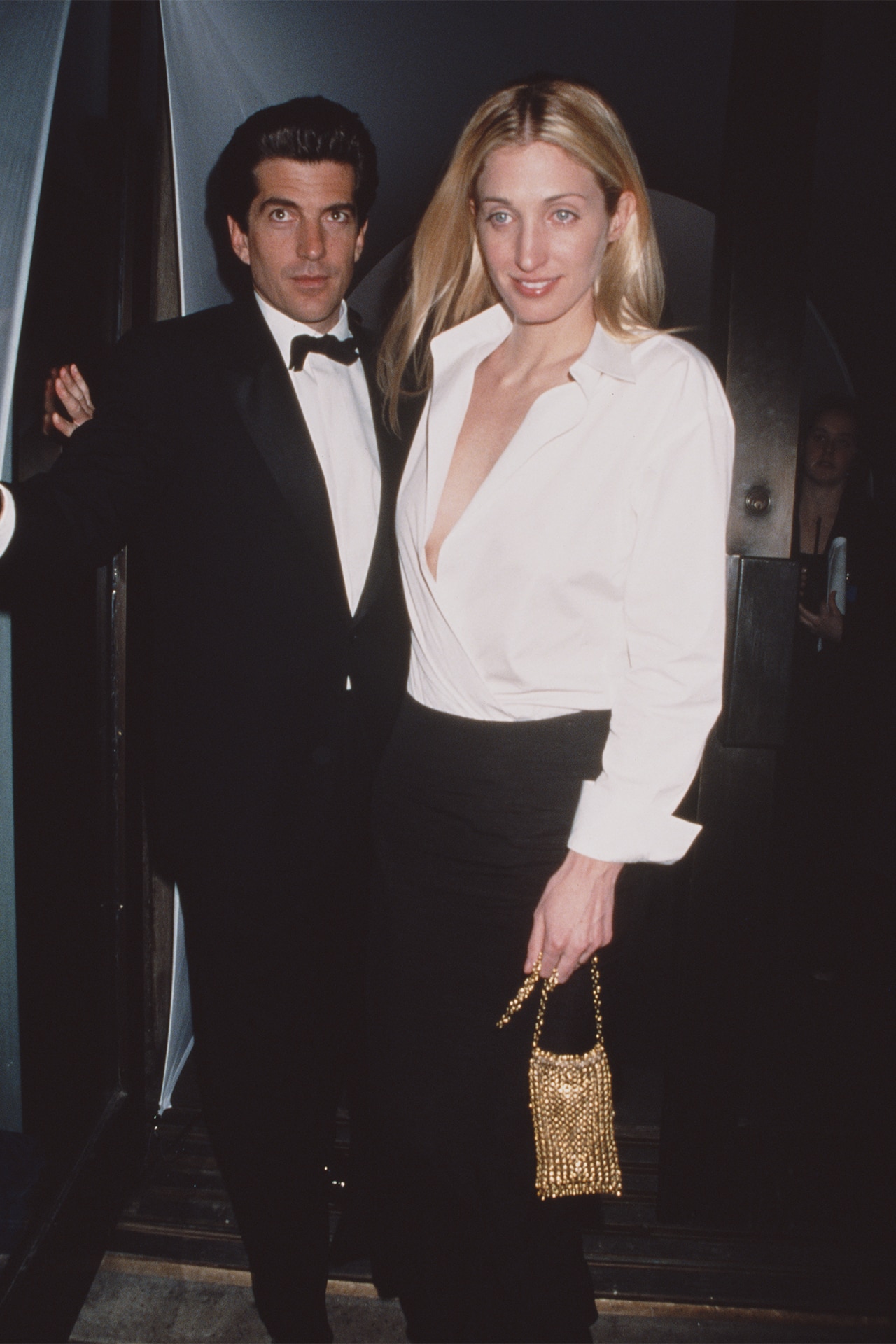 <p>John F. Kennedy Jr. and Carolyn Bessette-Kennedy</p>