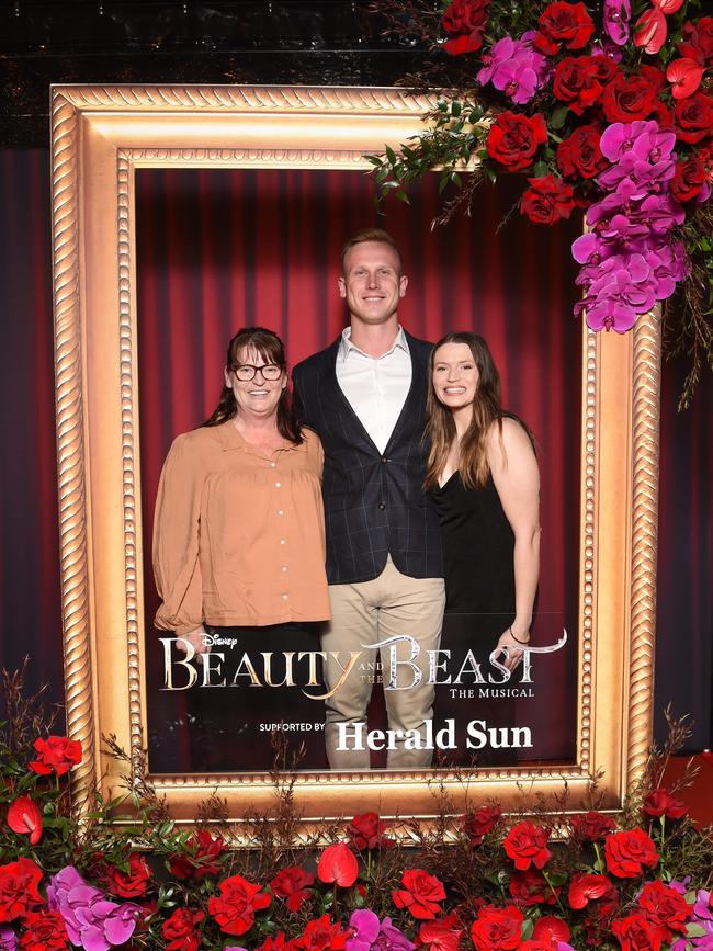 Opening night: Beauty and The Beast at Her Majestys Theatre, Melbourne. Picture: Josie Hayden