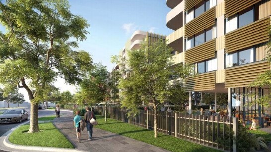 Artist impressions of how the Lidcombe Rise will look.