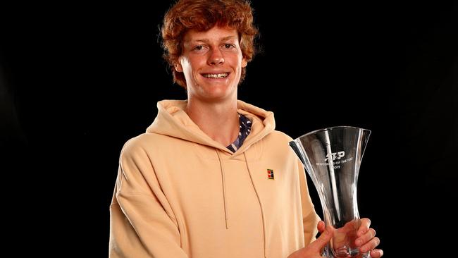 Jannik Sinner was named 2019 ATP Newcomer of The Year.