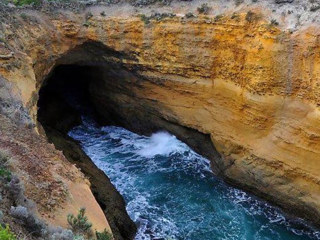 The Thunder Cave formed from millions of years of erosion in the Southern Ocean.