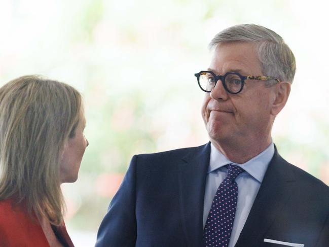 Minister for Health Tim Nicholls at Greenslopes Private Hospital on Tuesday to announce $100 Million additional funding for Surgery Connect. Picture Lachie Millard