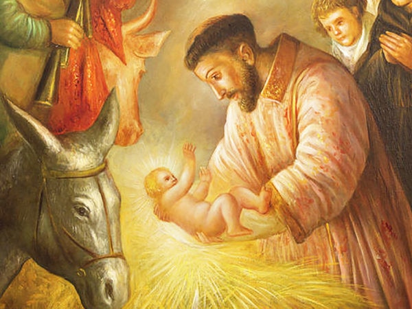 The Hope of Advent - the first Nativity scene was staged by St Francis of Assisi in Greccio