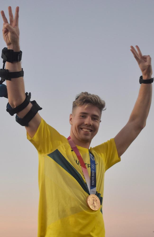 Olympic bronze medallist Ash Moloney at the Mackay Aquatics and Recreation Centre, September 15, 2021. Picture: Matthew Forrest