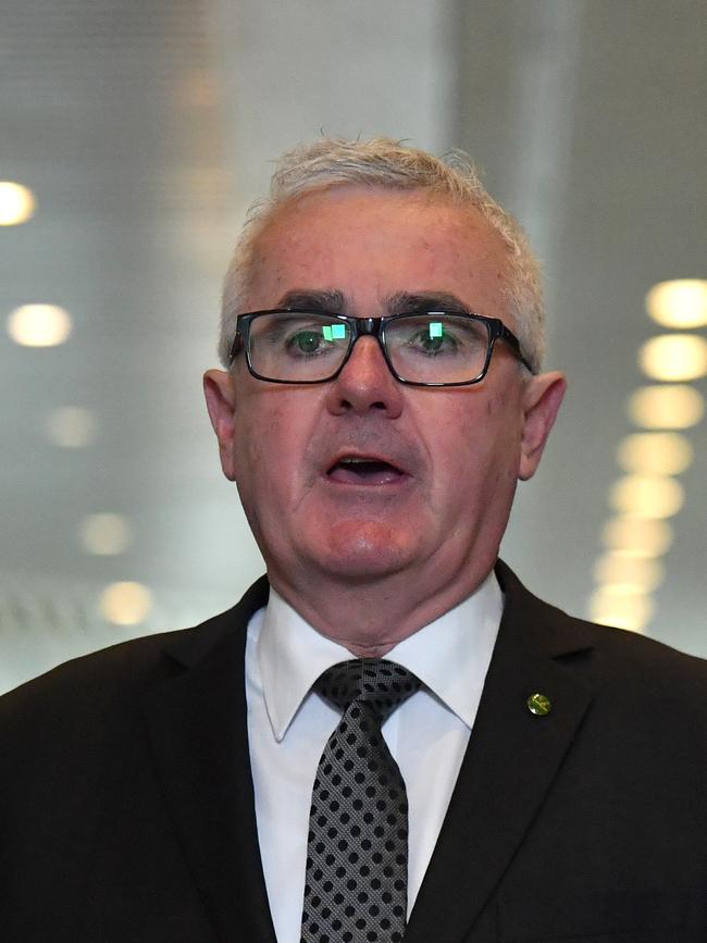 Andrew Wilkie. Picture:AAP/MICK TSIKAS