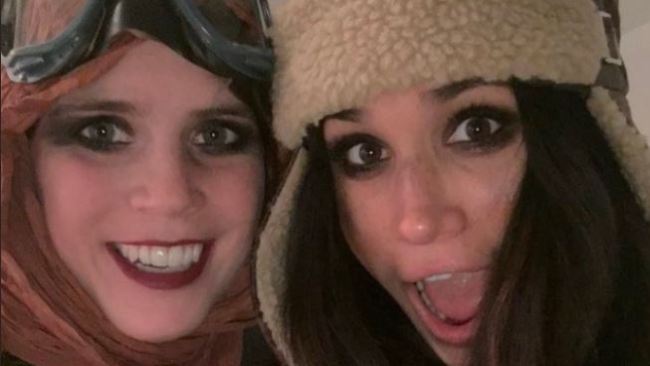 Meghan Markle and Prince Harry attended secret Halloween party with cousin Eugenie night before relationship went public