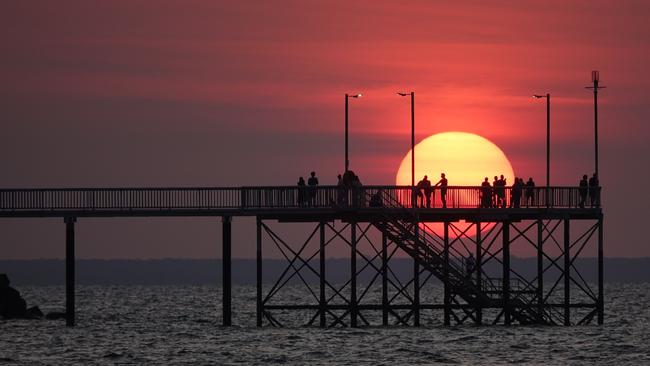 Sunset at Nightcliff jetty by Robert McFarlane