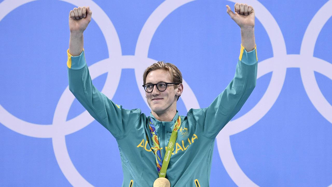 Mack Horton won gold in the 400m free in Rio. Photo: AFP PHOTO / Martin BUREAU