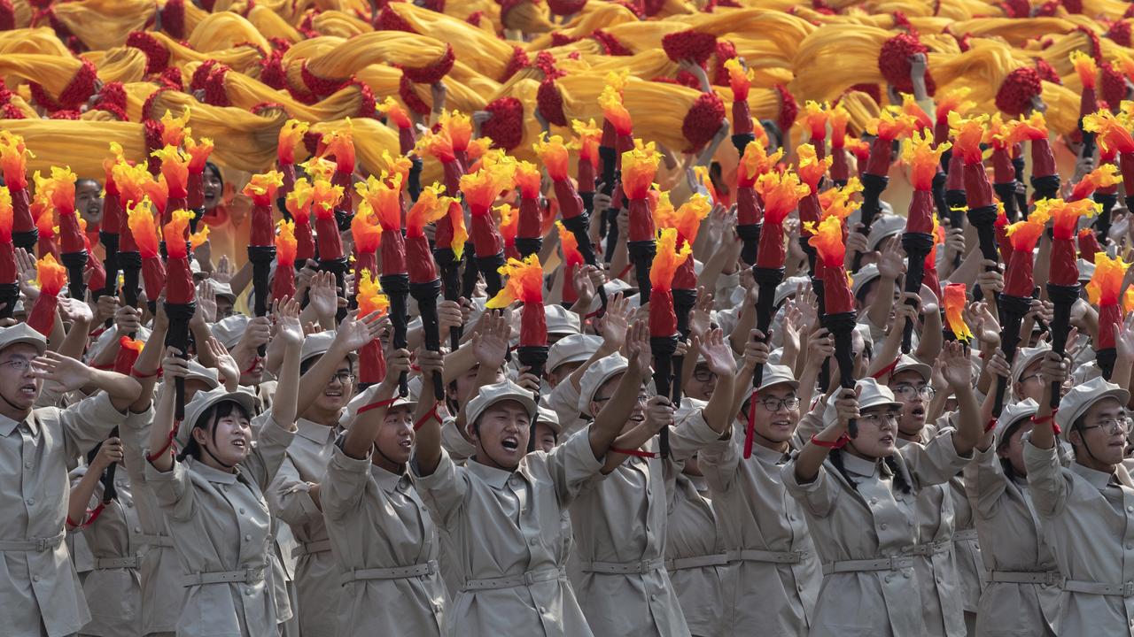 Chine celebrating the 70th Anniversary of the founding of the People's Republic of China in 1949, at Tiananmen Square on October 1, 2019. Picture: Kevin Frayer/Getty Images.