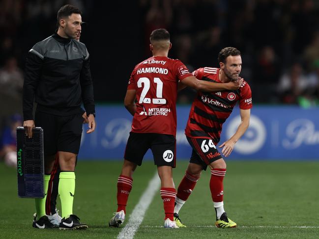 Juan Mata made his A-League debut in the 62nd minute. Picture: Getty Images