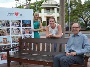 Deputy Head of the Southern Cross Business School Peter Vitartas and SCU researcher Sarah Biersteker with City Centre Manager Katie O'Rourke. The Come to the Heart campaign run by Lismore City Council will be the first project reviewed as part of a SCU research project.