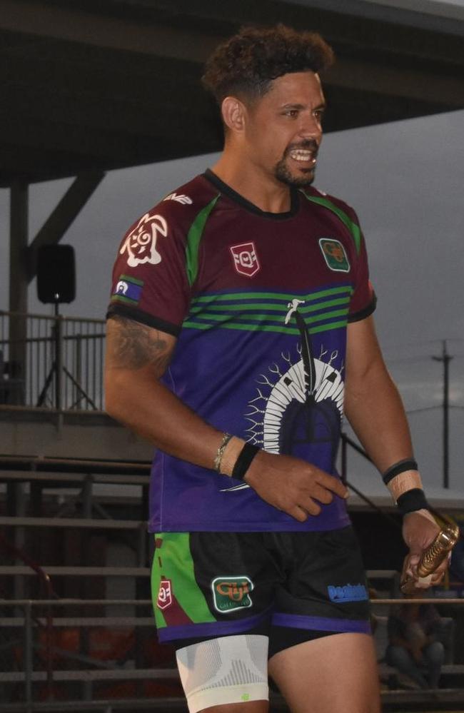 Dane Gagai at Mackay Indigenous RL Carnival